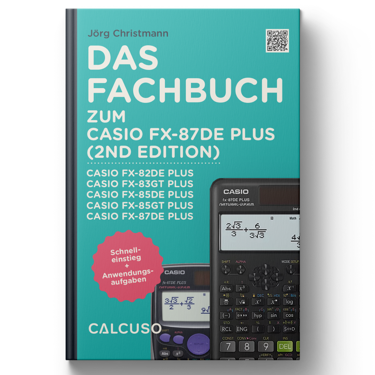 Manuel CALCUSO compatible avec la calculatrice Casio fx-87DE Plus 2nd edition - 48 pages au format DIN A5