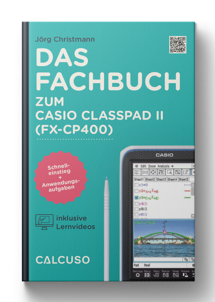 CALCUSO handleiding compatibel met rekenmachine Casio Classpad II (fx-CP400) - 176 pagina’s in 17x24cm