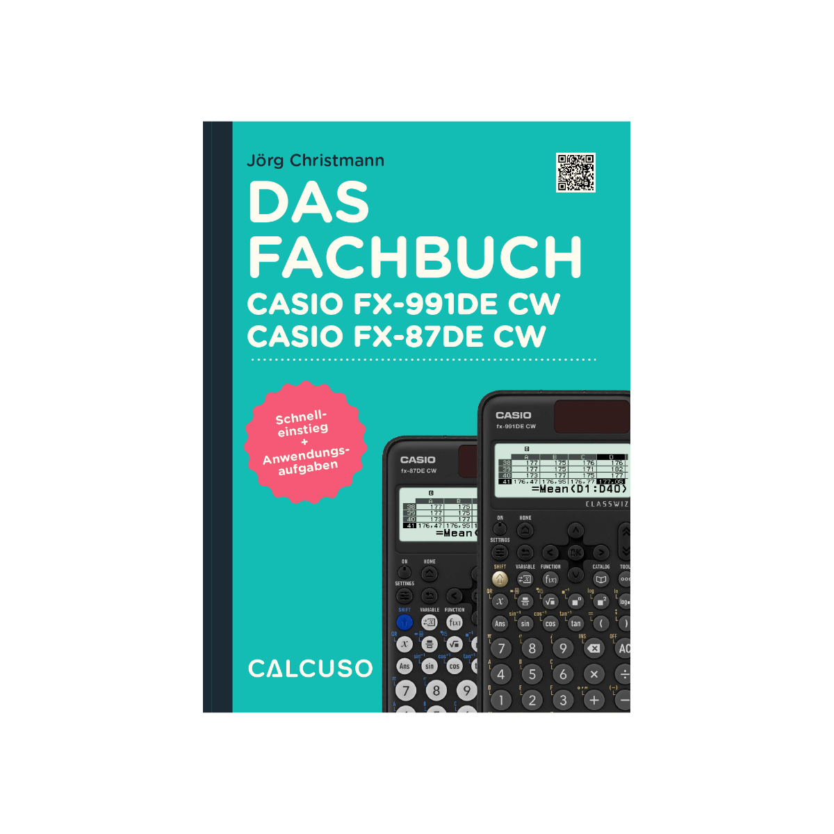 CALCUSO handleiding compatibel met rekenmachine Casio fx-991DE CW ClassWiz - 160 pagina’s in DIN A5