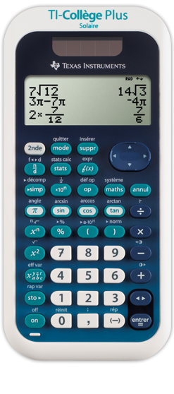 TI-Collège Plus Solar [FR Version] 
