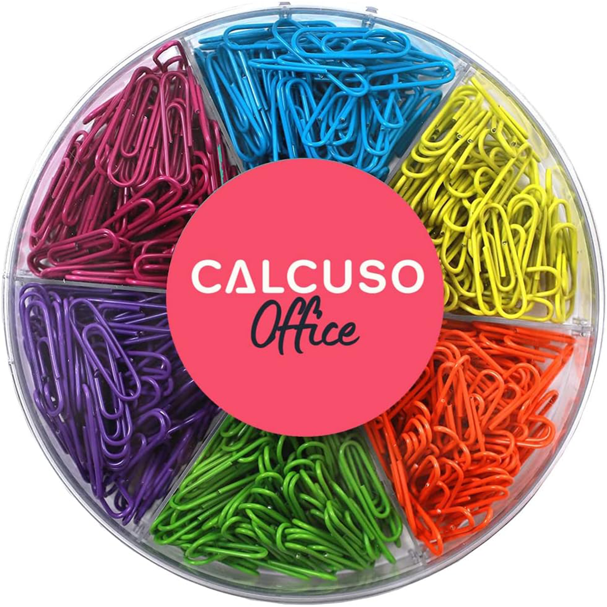 Gekleurde gesorteerde paperclips, verschillende kleuren, 480 stuks