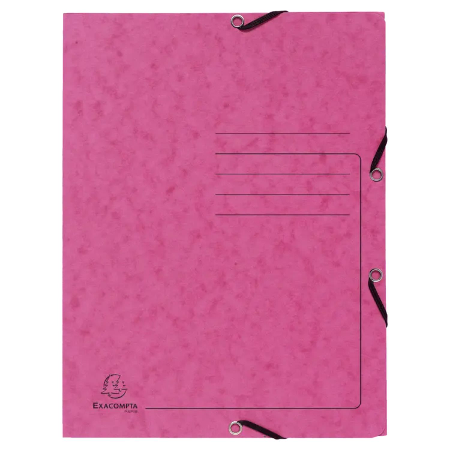Exacompta Jurismappe Colorspan-Karton, A4, fuchsia
