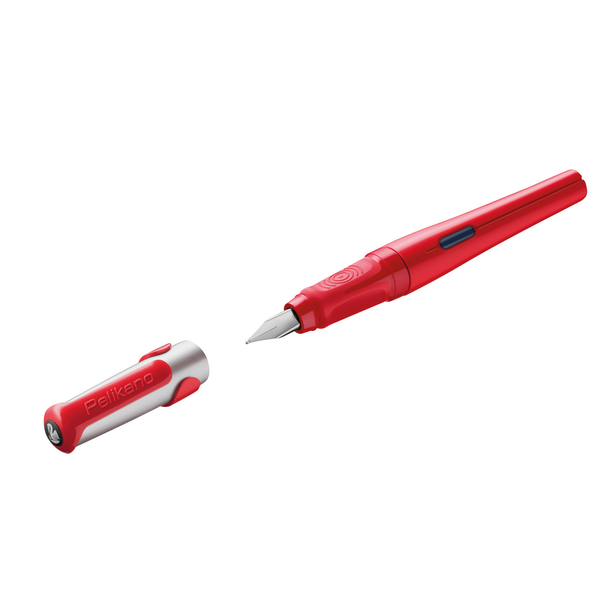 Schulfüller Pelikano® - Feder L, rot, Faltschachtel