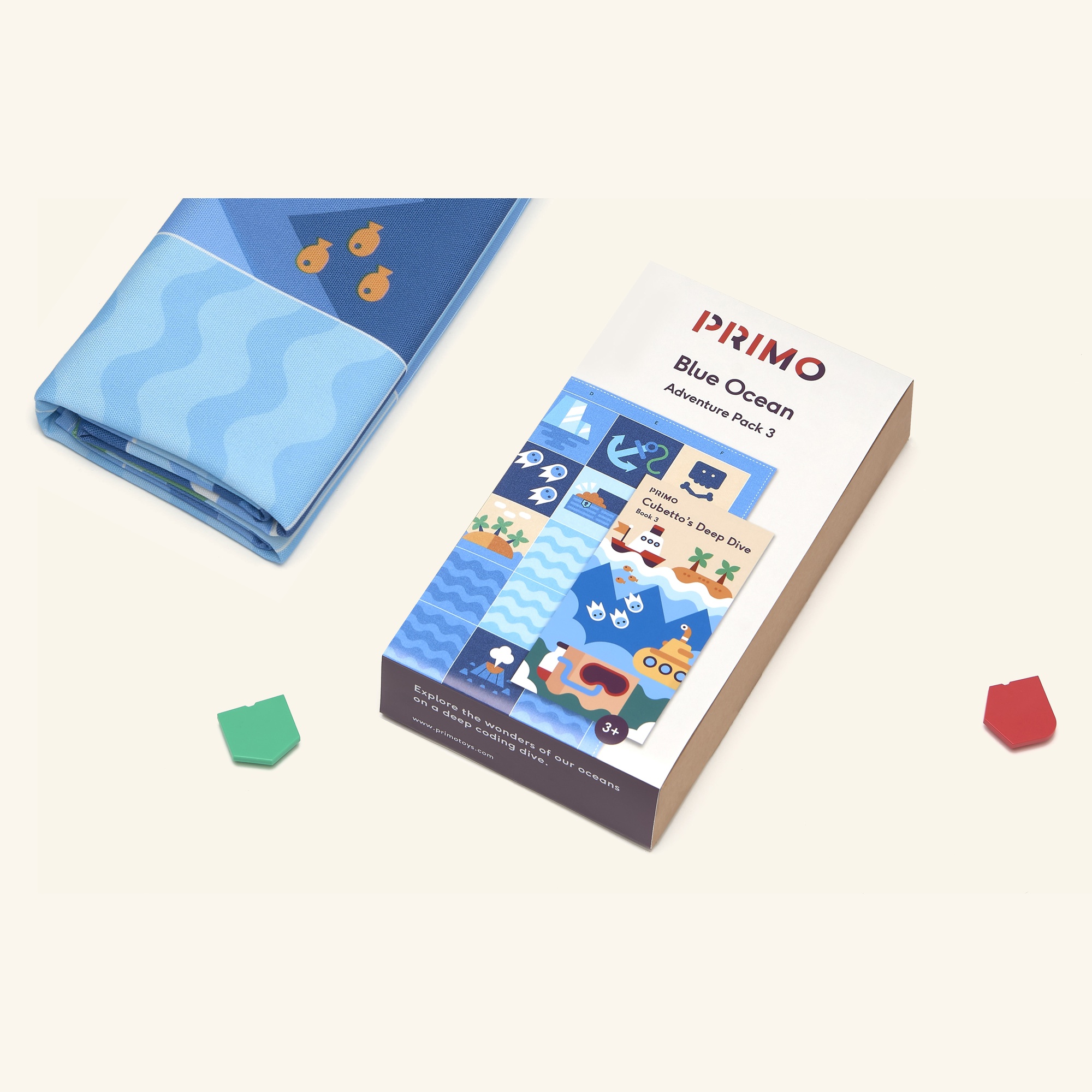 Primo Blauer Ozean Abenteuerpaket inkl. Karte und Buch