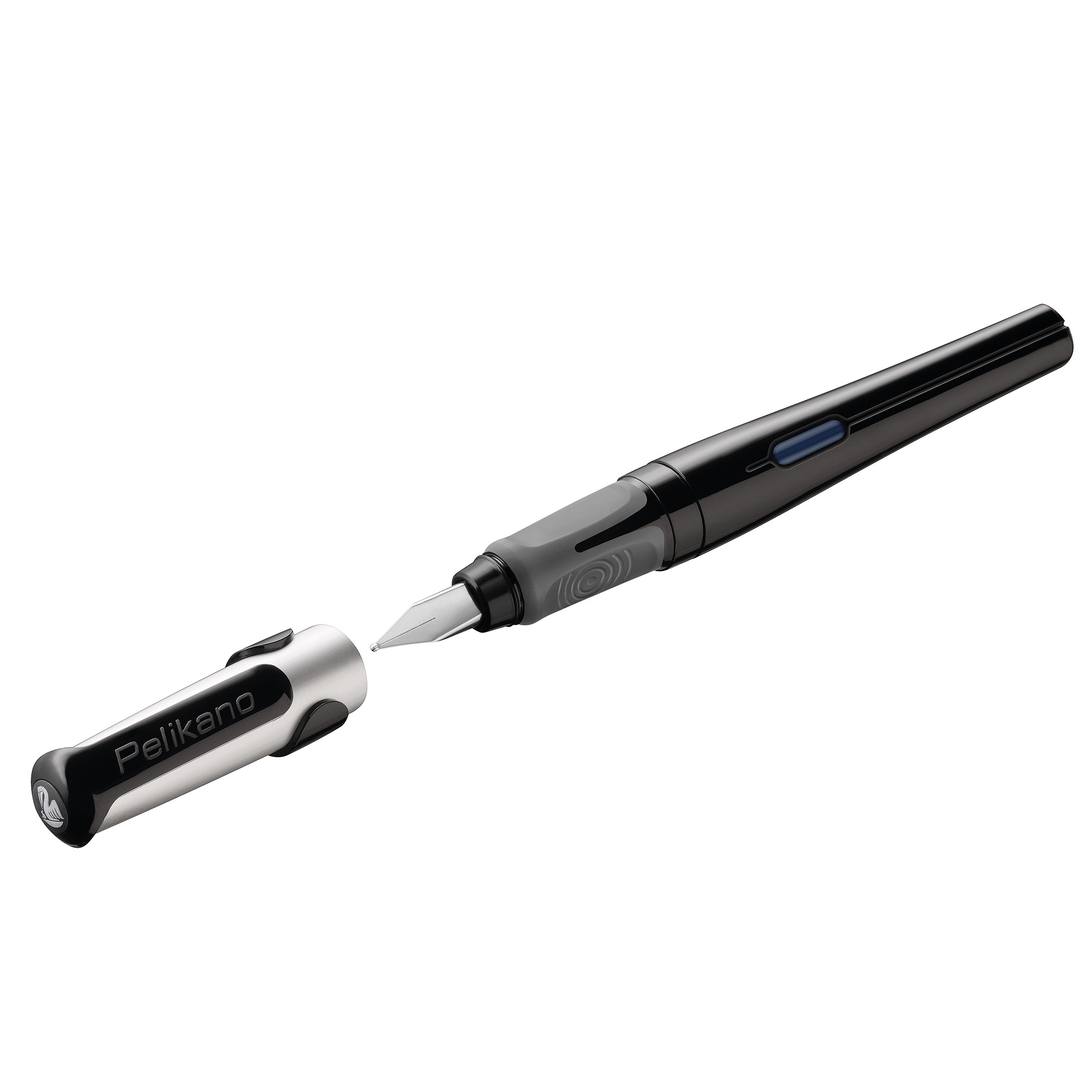Schulfüller Pelikano® - Feder L, schwarz, Faltschachtel