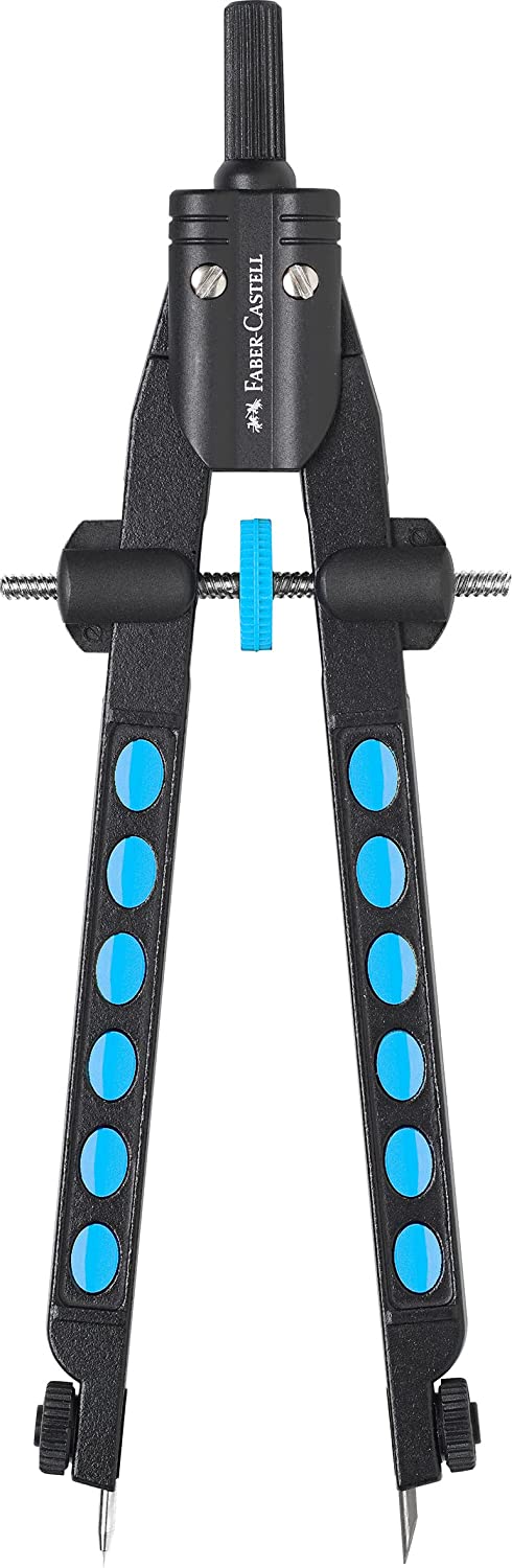 Faber-Castell Schnellverstellzirkel Factory - Ø340 mm, 170 mm, pearl blue