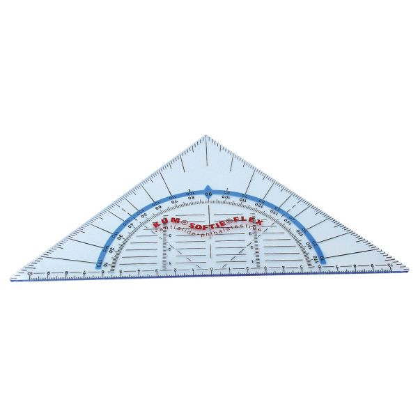 Geometrie-Dreieck ohne Griff KUM SOFTIE®FLEX 160 mm