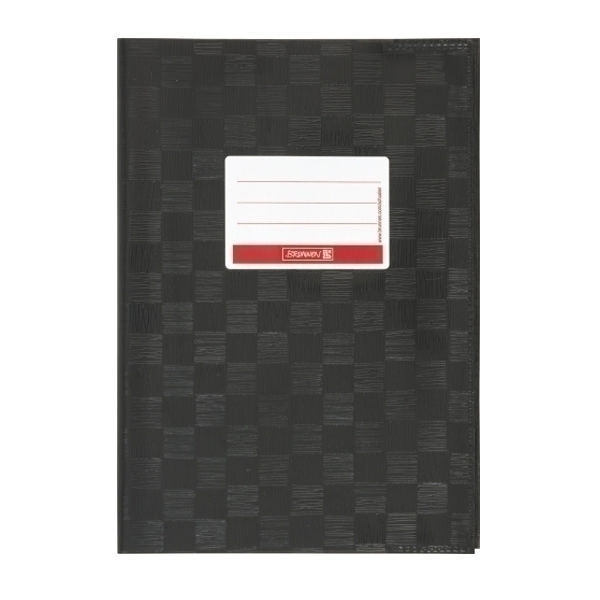 Hefthülle Brunnen A5 sw Folie mit Schild