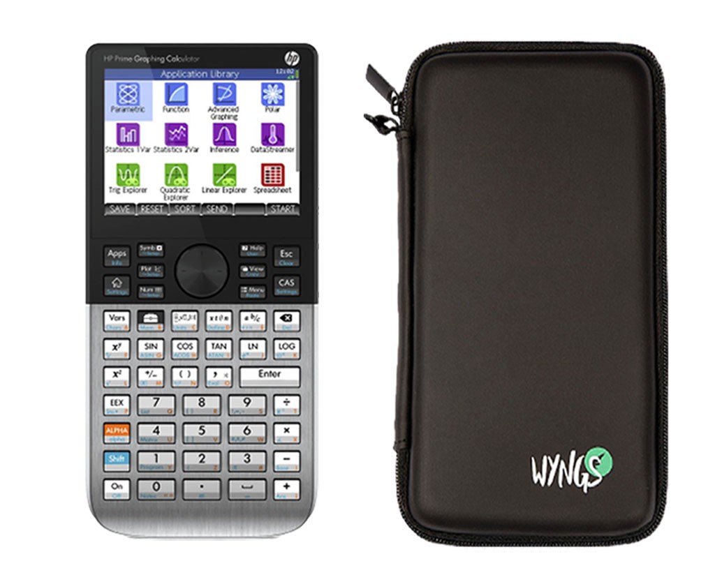 WYNGS Sparpaket Schwarz mit Grafikrechner HP Prime