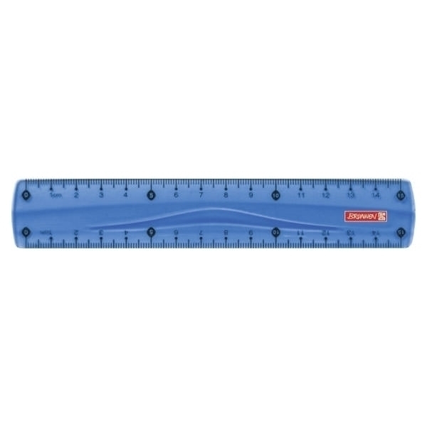 Lineal 15cm azur