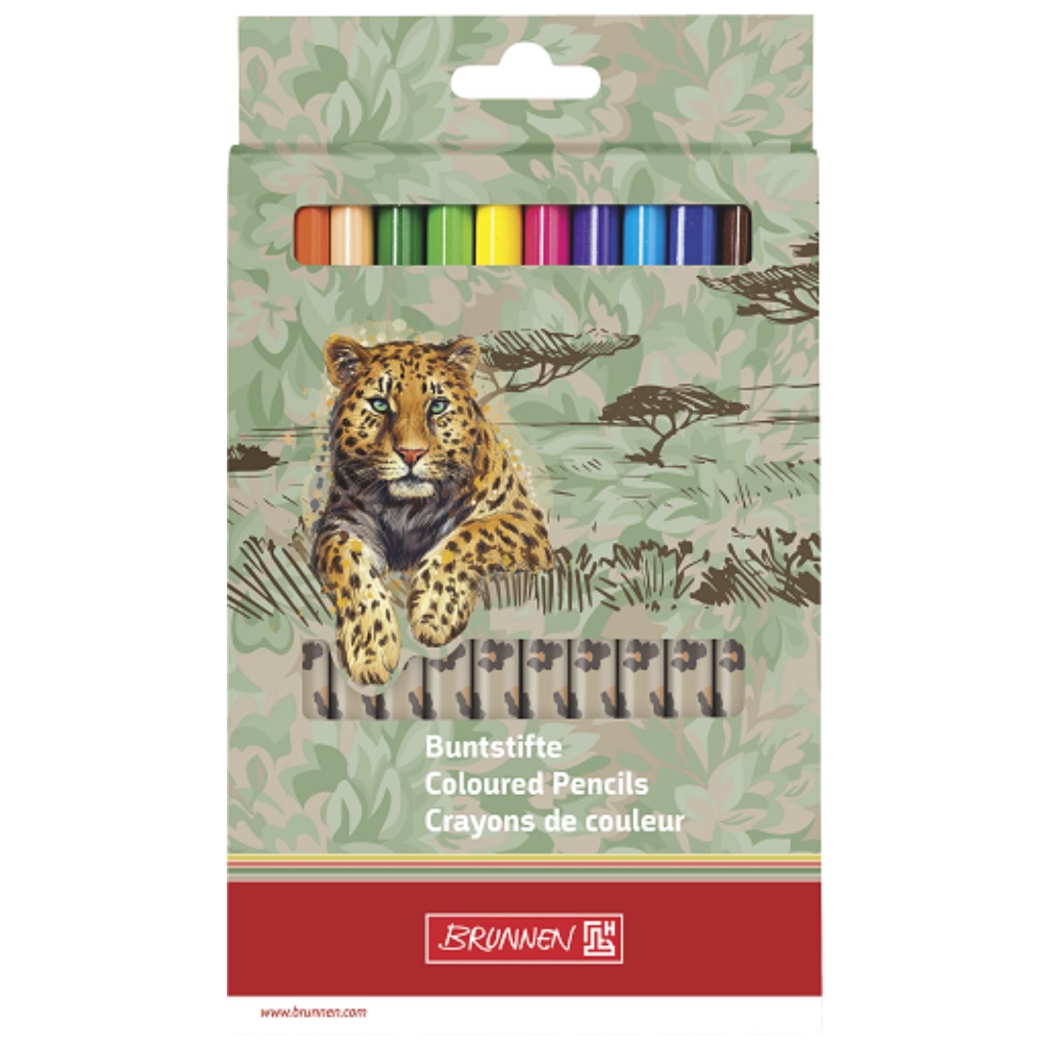 Brunnen Buntstifte, Jumbo dreikant, Safari World