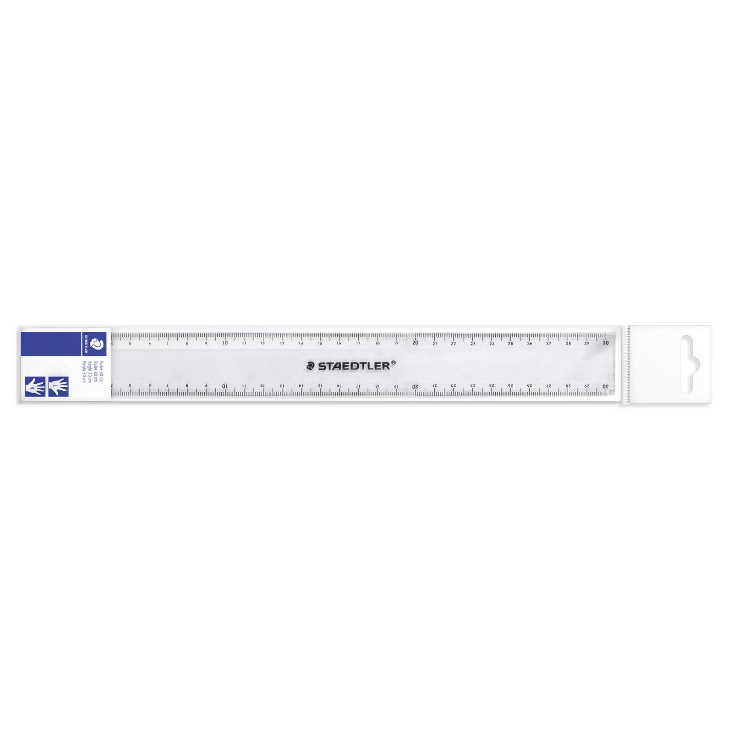 Staedtler Lineal für Linkshänder und Rechtshänder, 30 cm