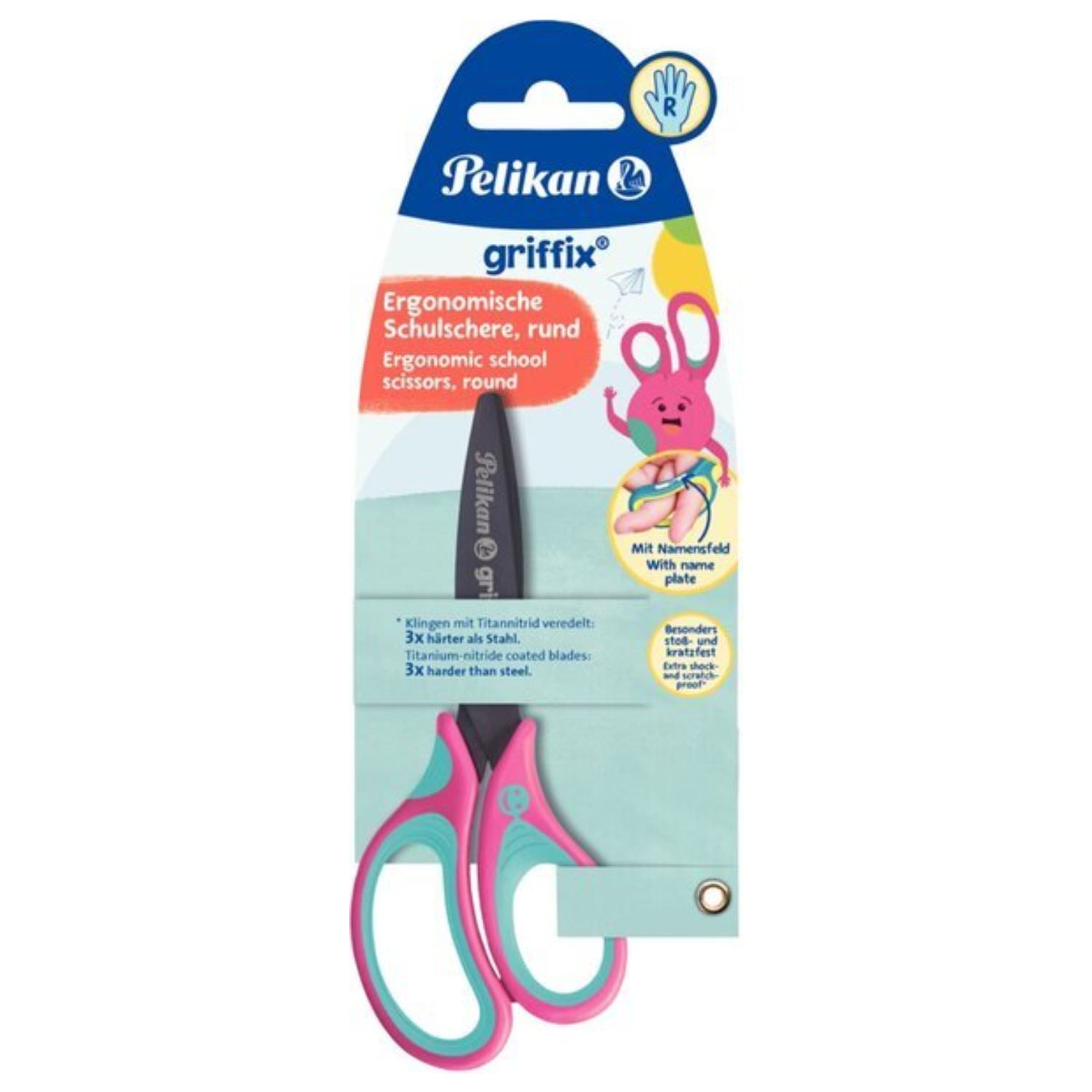 Pelikan griffix Schere rund, Lovely Pink