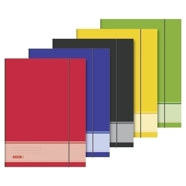 Sammelmappe A3 Uni sort Gummizug