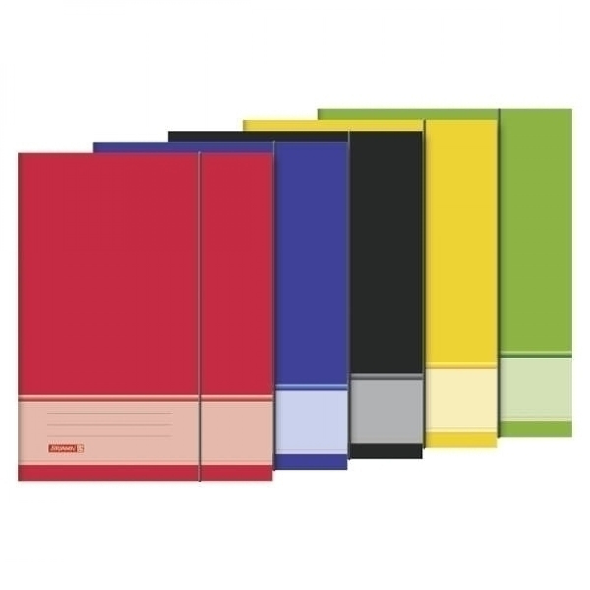 Sammelmappe A4 Uni sort Gummizug
