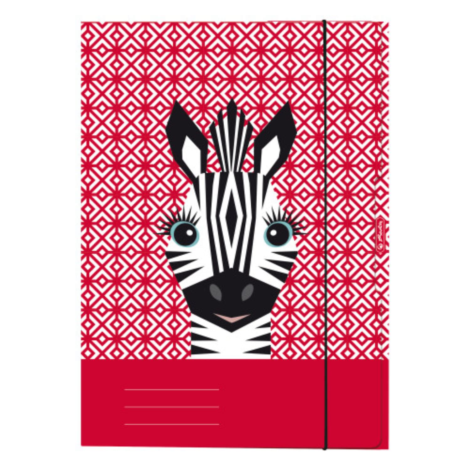 Herlitz Sammelmappe A4, Zebra, Cute Animals