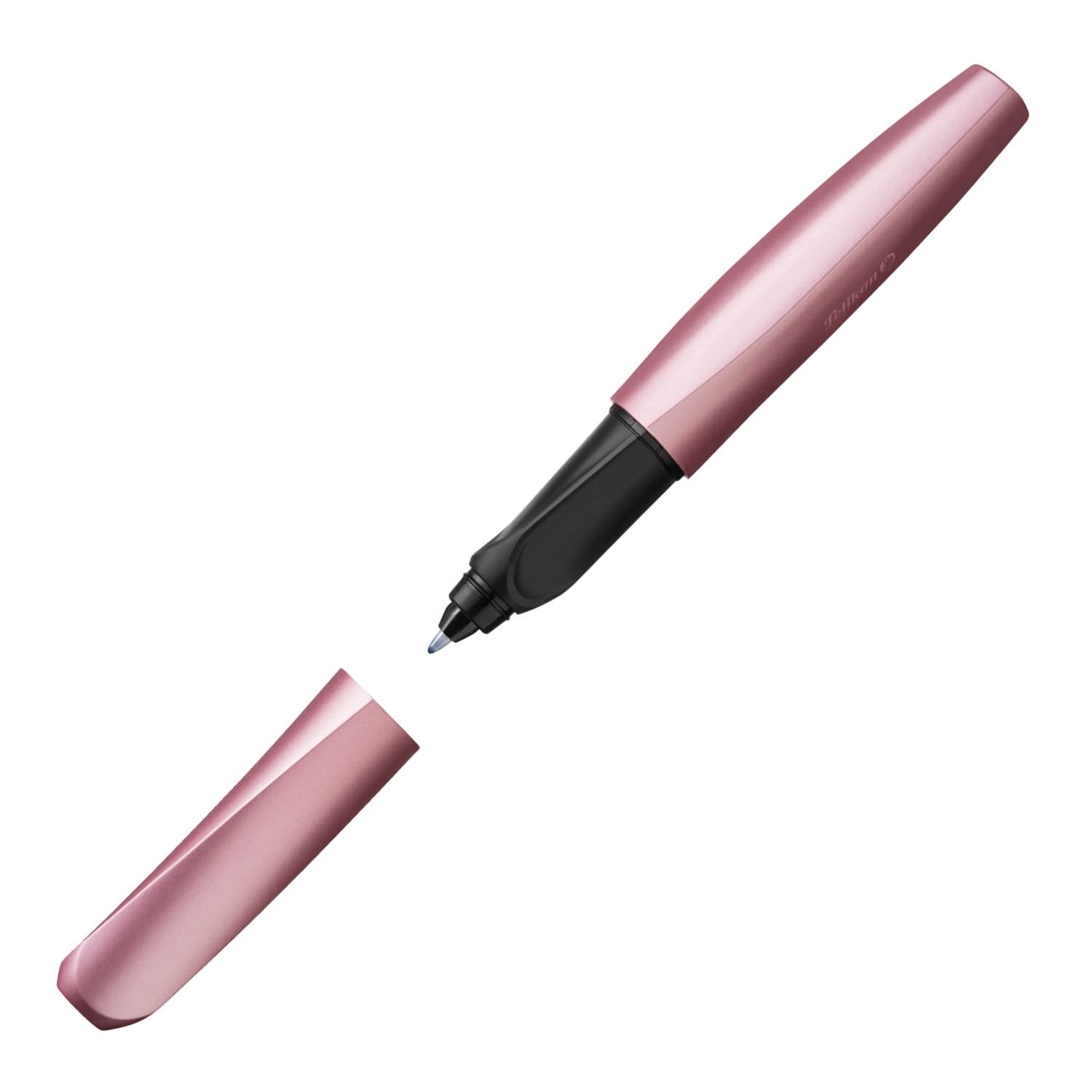 Pelikan Twist Tintenroller rosa metallic/schwarz (Girly Rose)