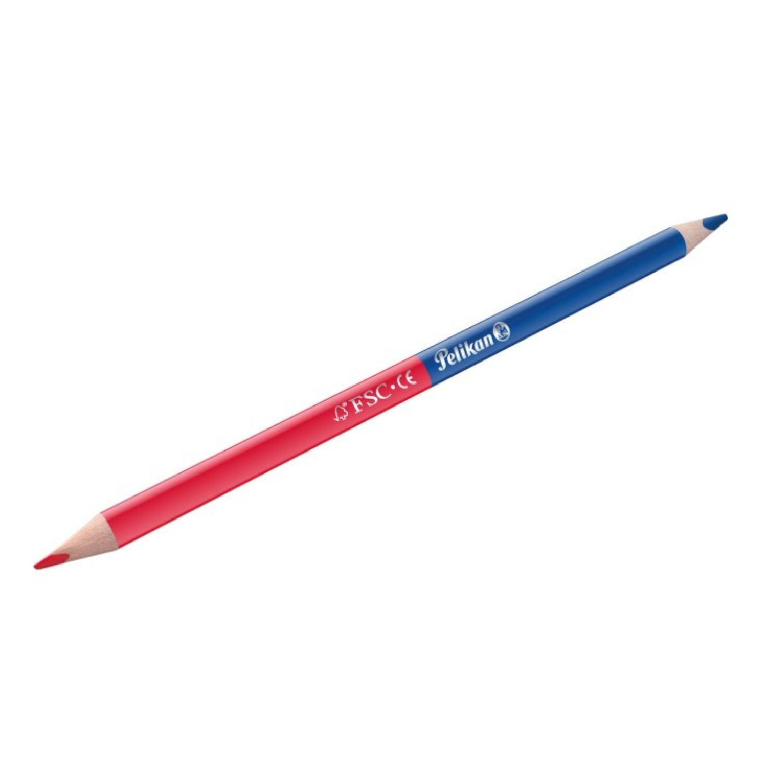 Pelikan Zweifarbstift rot-blau dünn