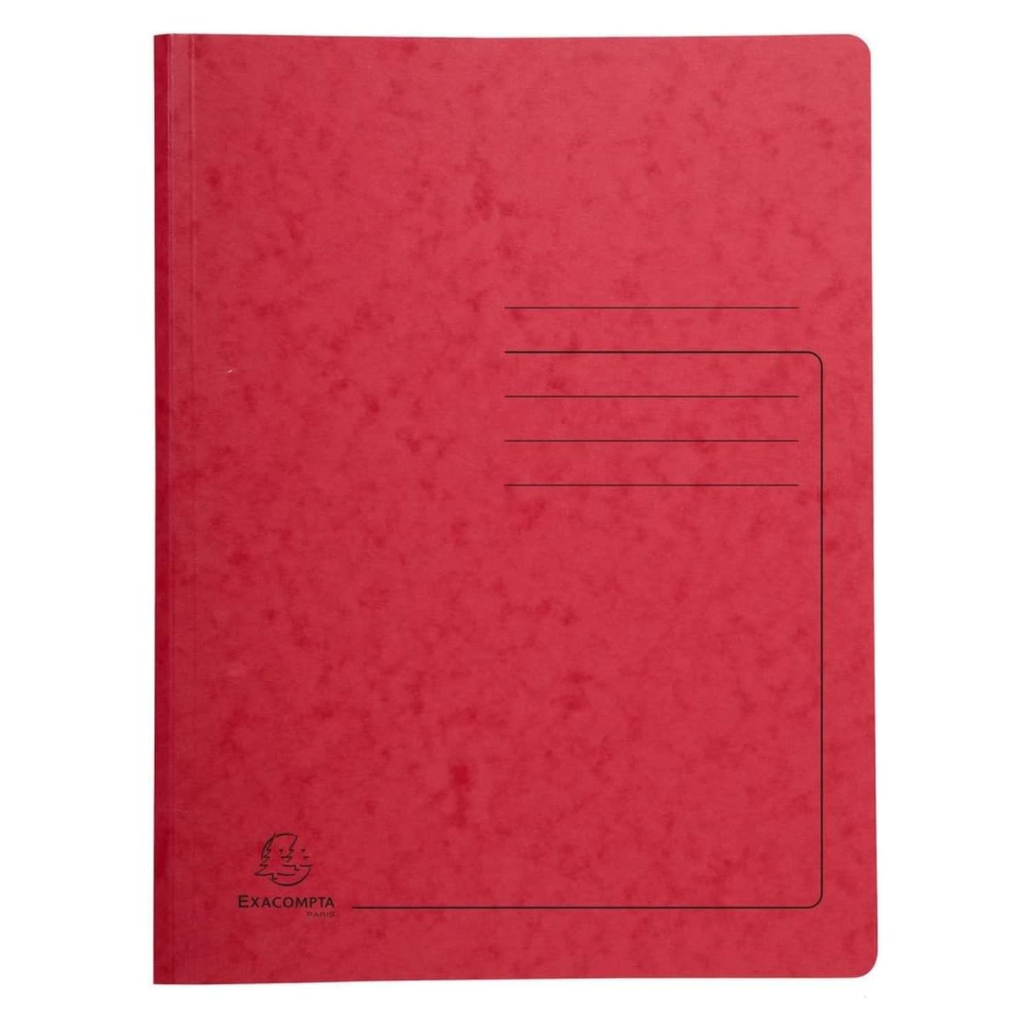 Exacompta Spiralhefter Pappe, rot