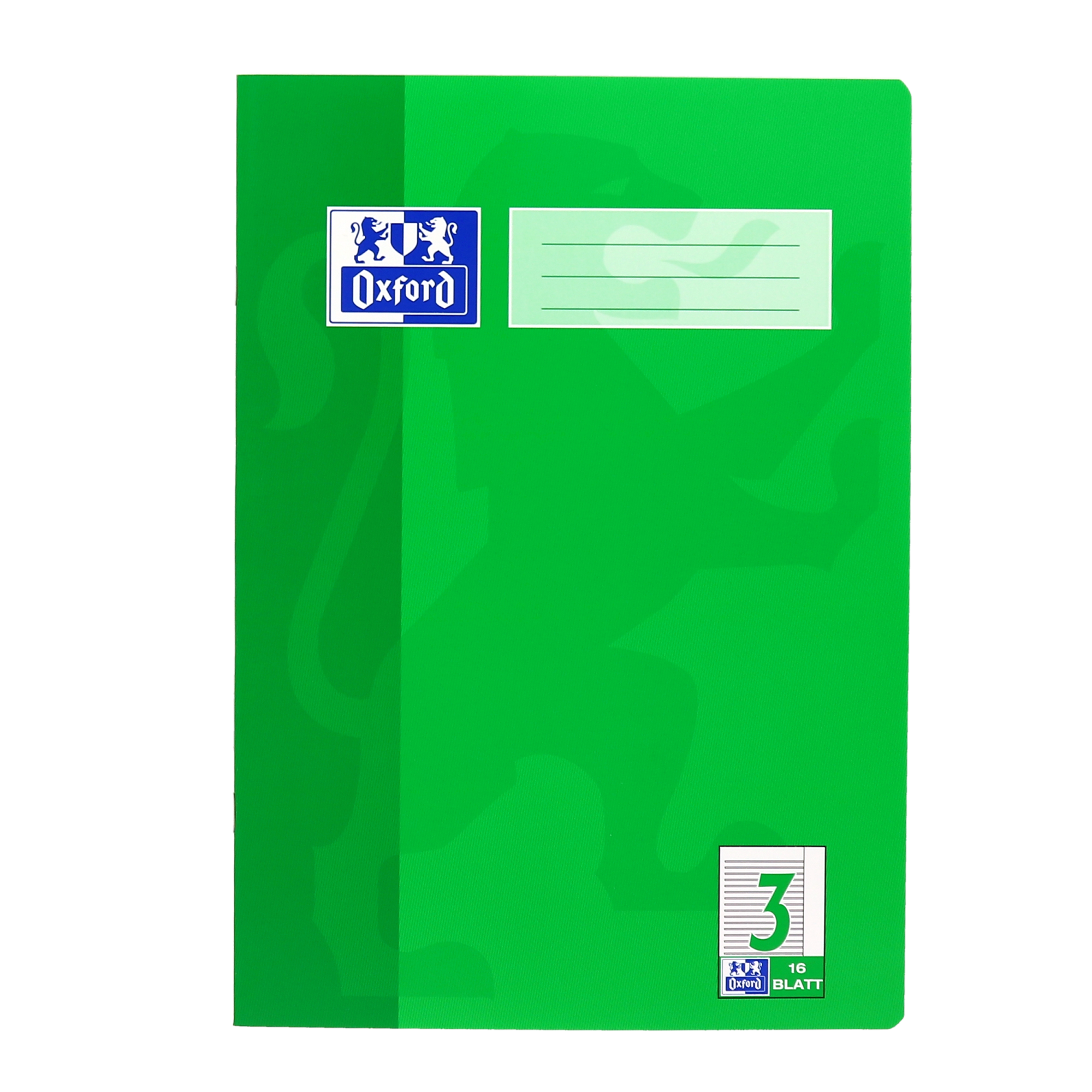 Oxford Heft A4 / 16 Blatt Lineatur 3 mit Rand
