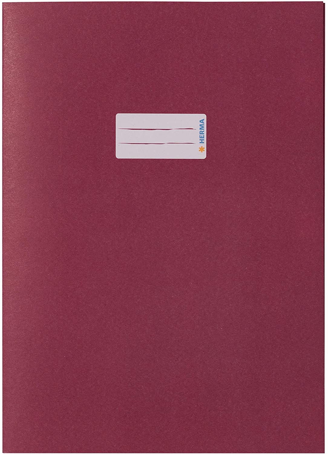 HERMA Heftschoner Papier - A4, weinrot