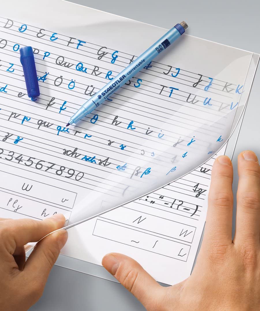 Staedtler Folienstift Lumocolor® correctable, blau, 1,0 mm