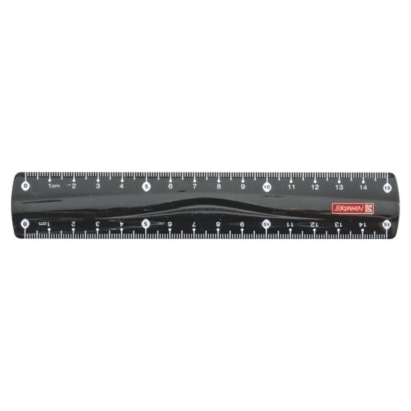 Lineal 15cm onyx