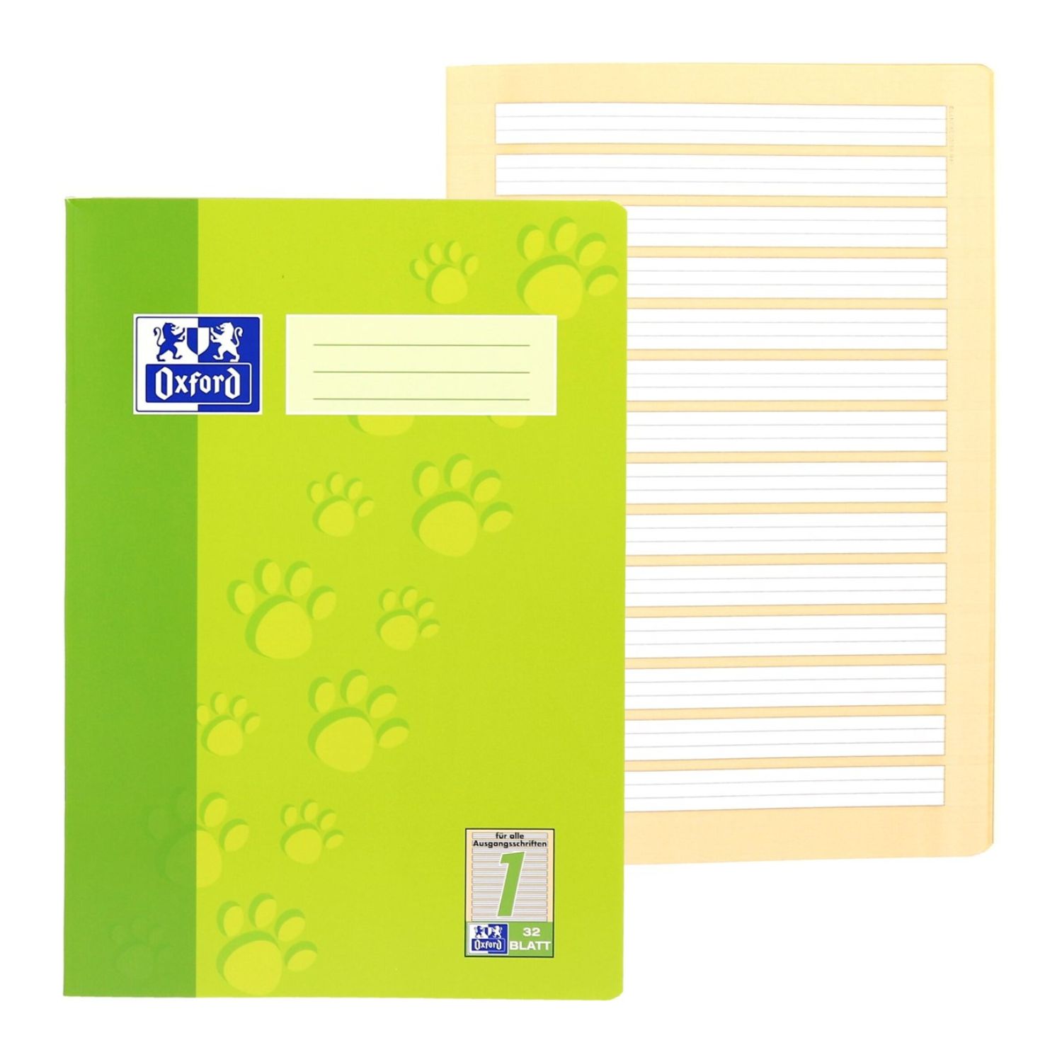 Oxford Doppelheft A4, Lineatur 1