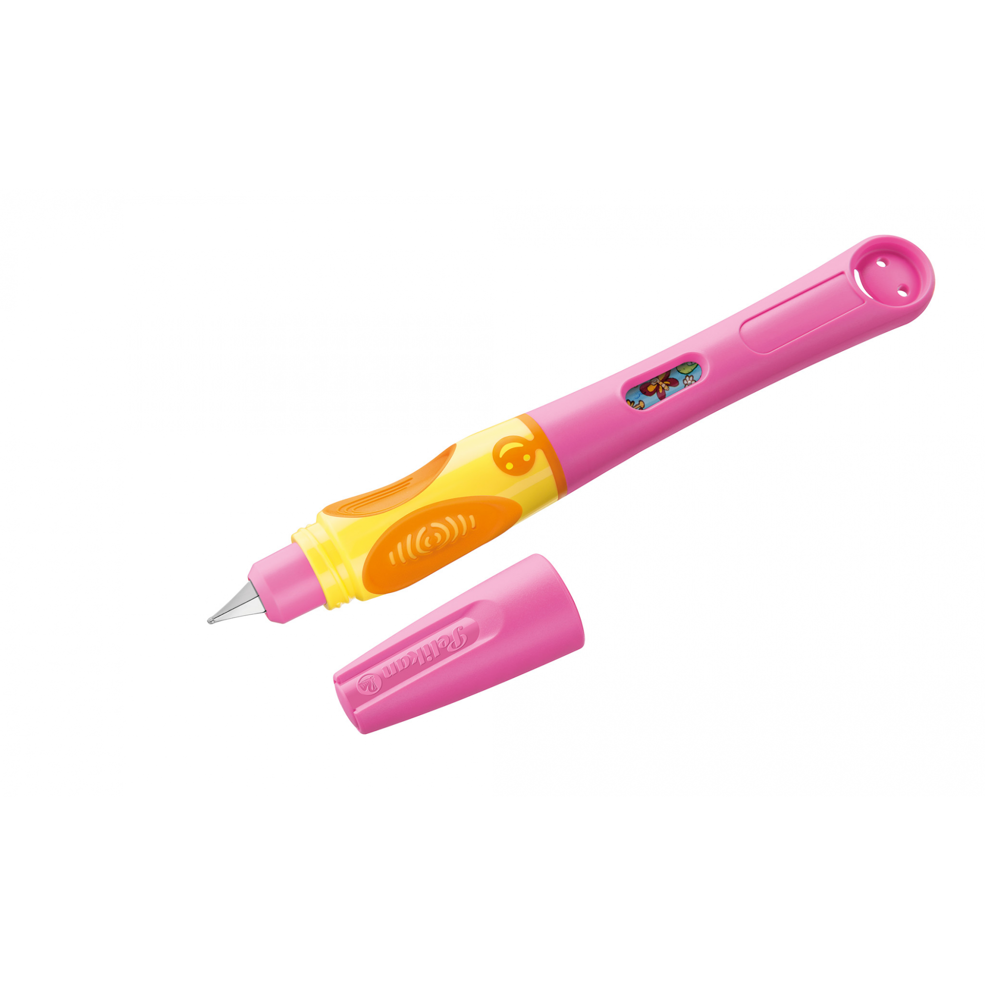 Pelikan Griffix® 4 Füllhalter, berry pink, links