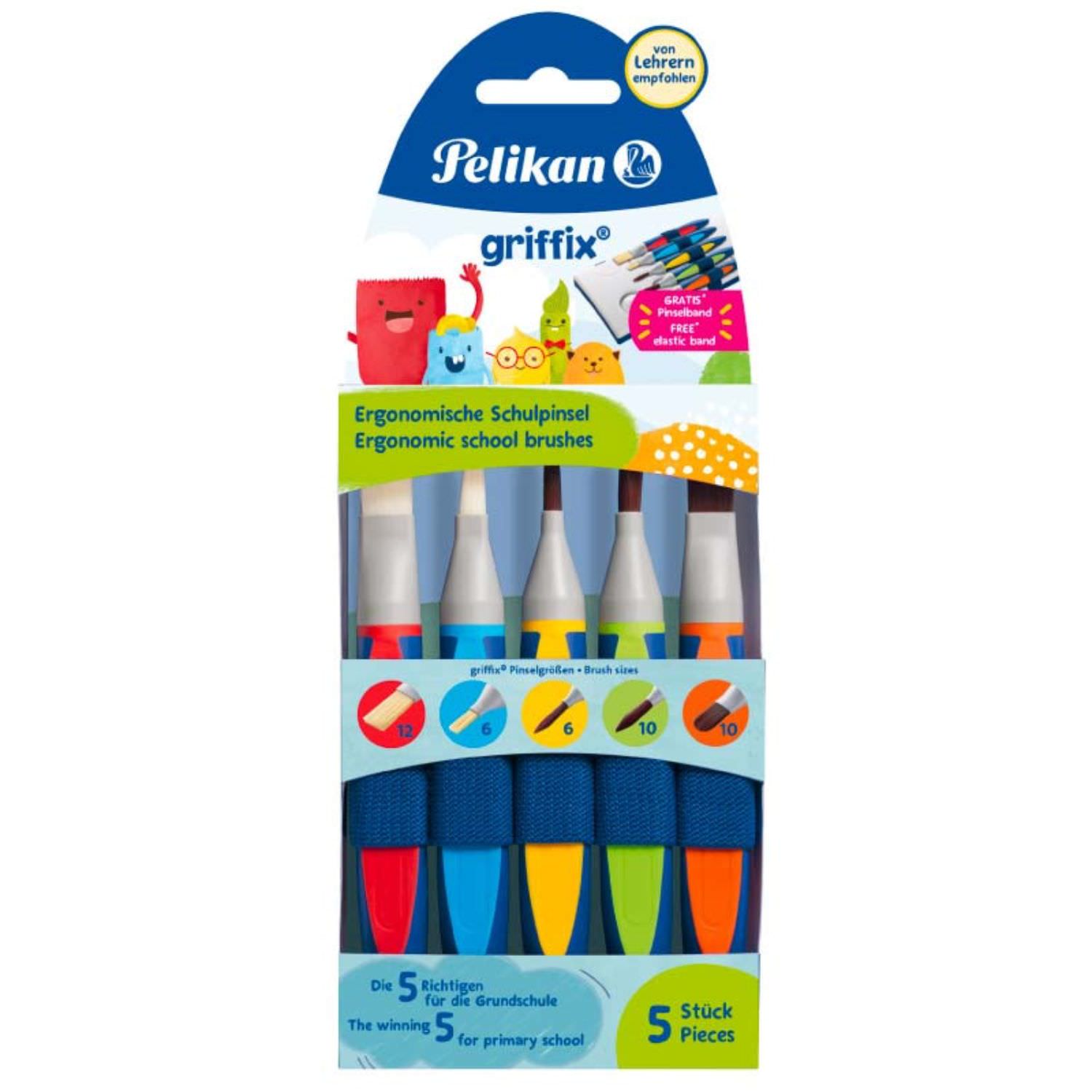 Pelikan Pinsel griffix, 5er Set