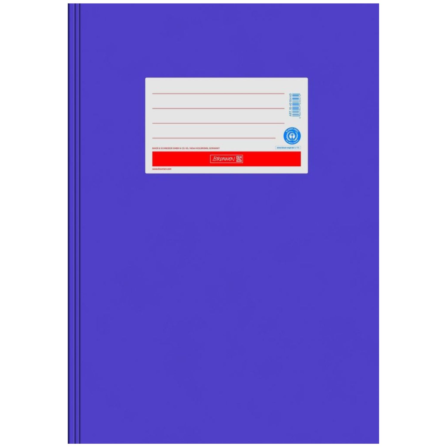 Brunnen Karton Hefthülle Blauer Engel A4, violett