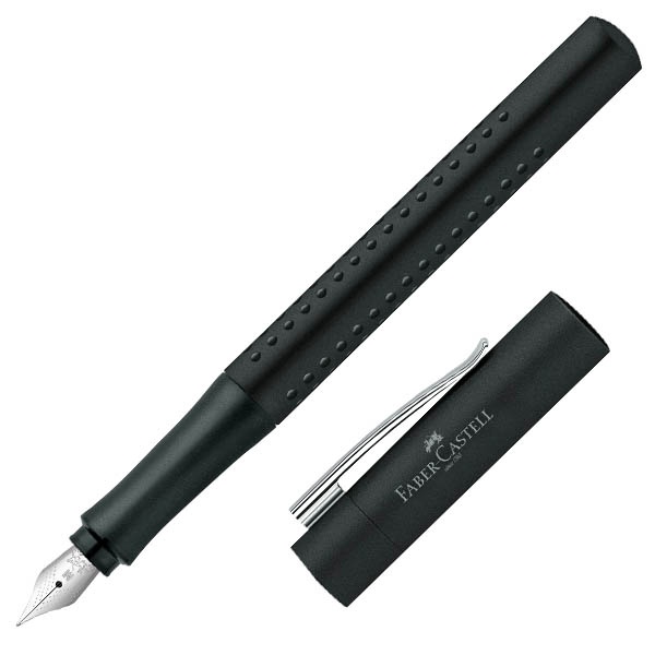 Faber-Castell Füller Grip 2011 - Feder M, schwarz