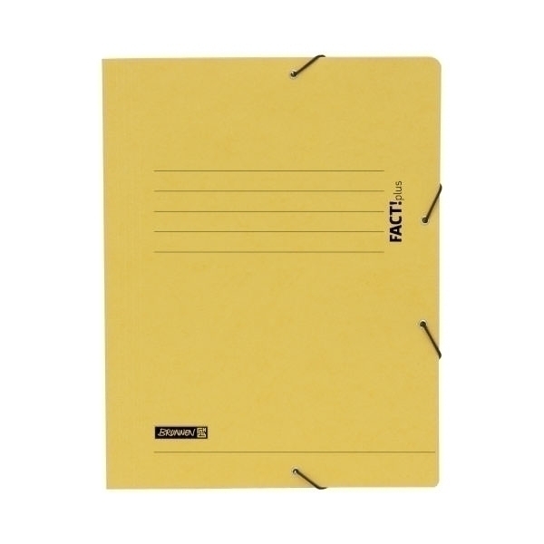 Sammelmappe FACT! gelb Gummizug