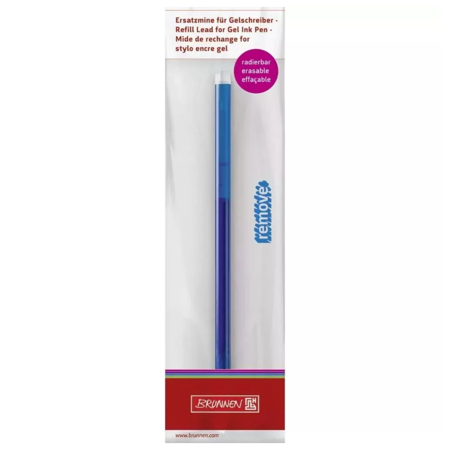 Brunnen Ersatzmine Gelschreiber radierbar, blau