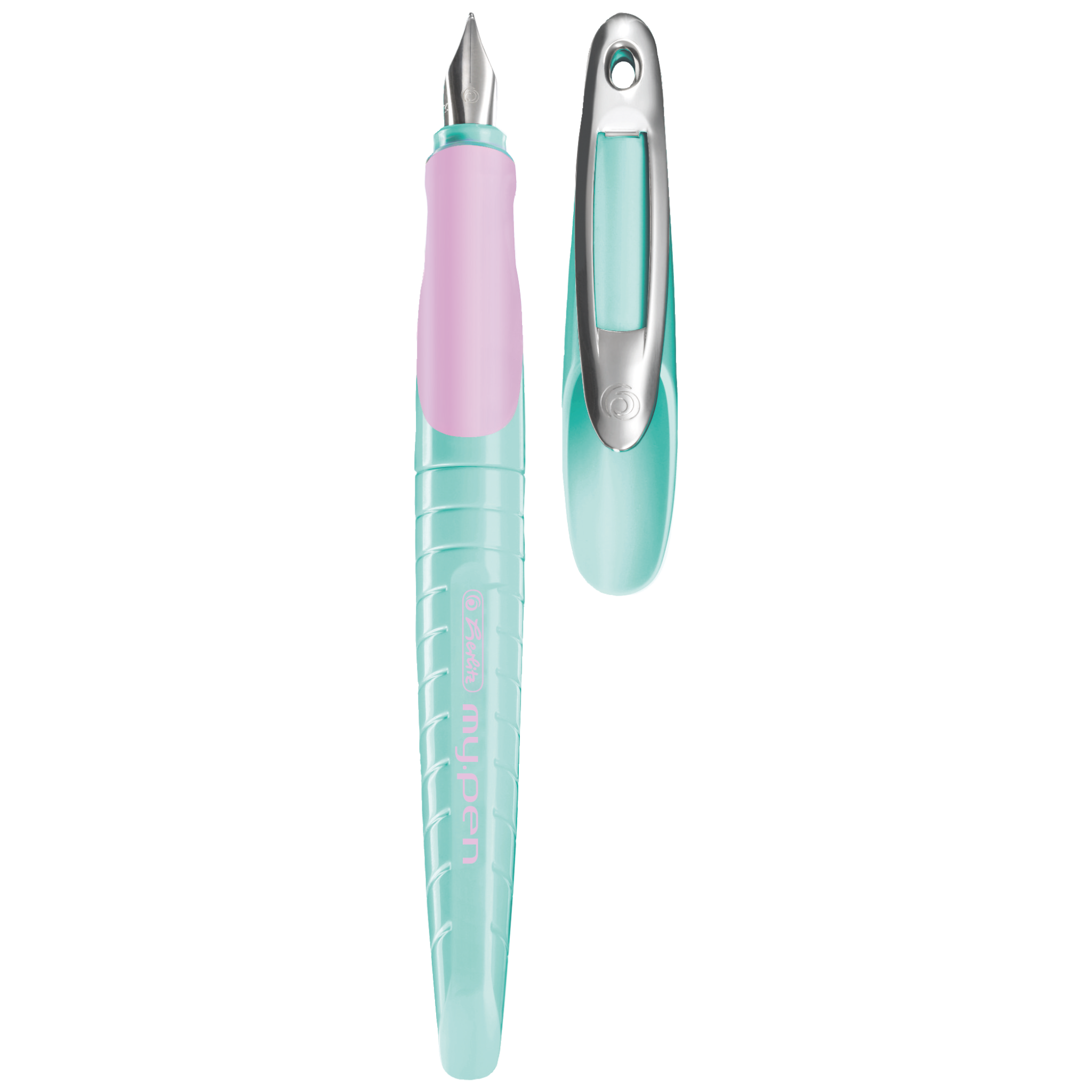 Herlitz Füllhalter my.pen - M-Feder, minz/lila