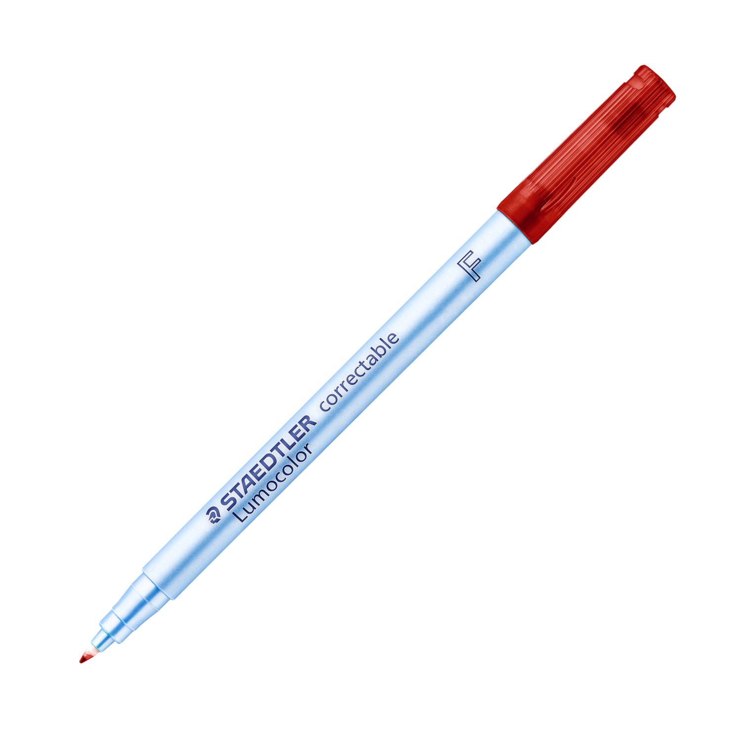 Staedtler Lumocolor correctable F, fein, rot