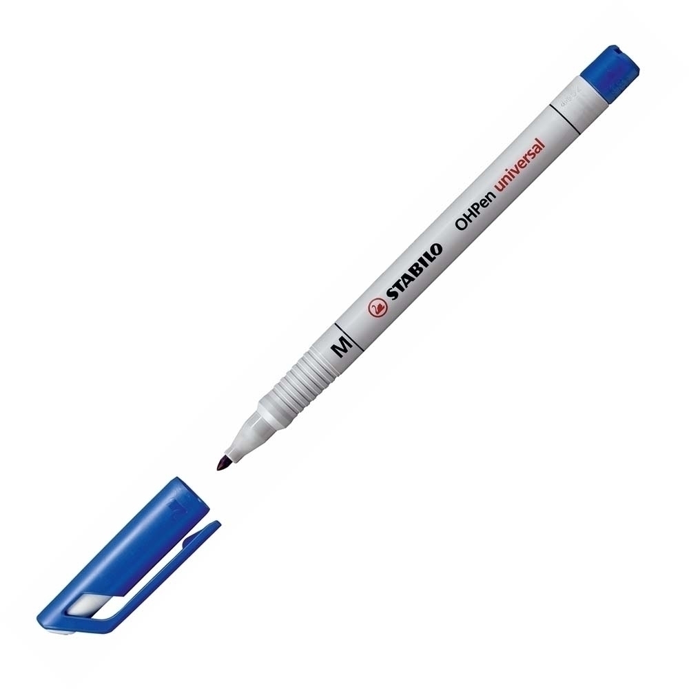 STABILO OHPen Folienschreiber blau wasserlöslich medium