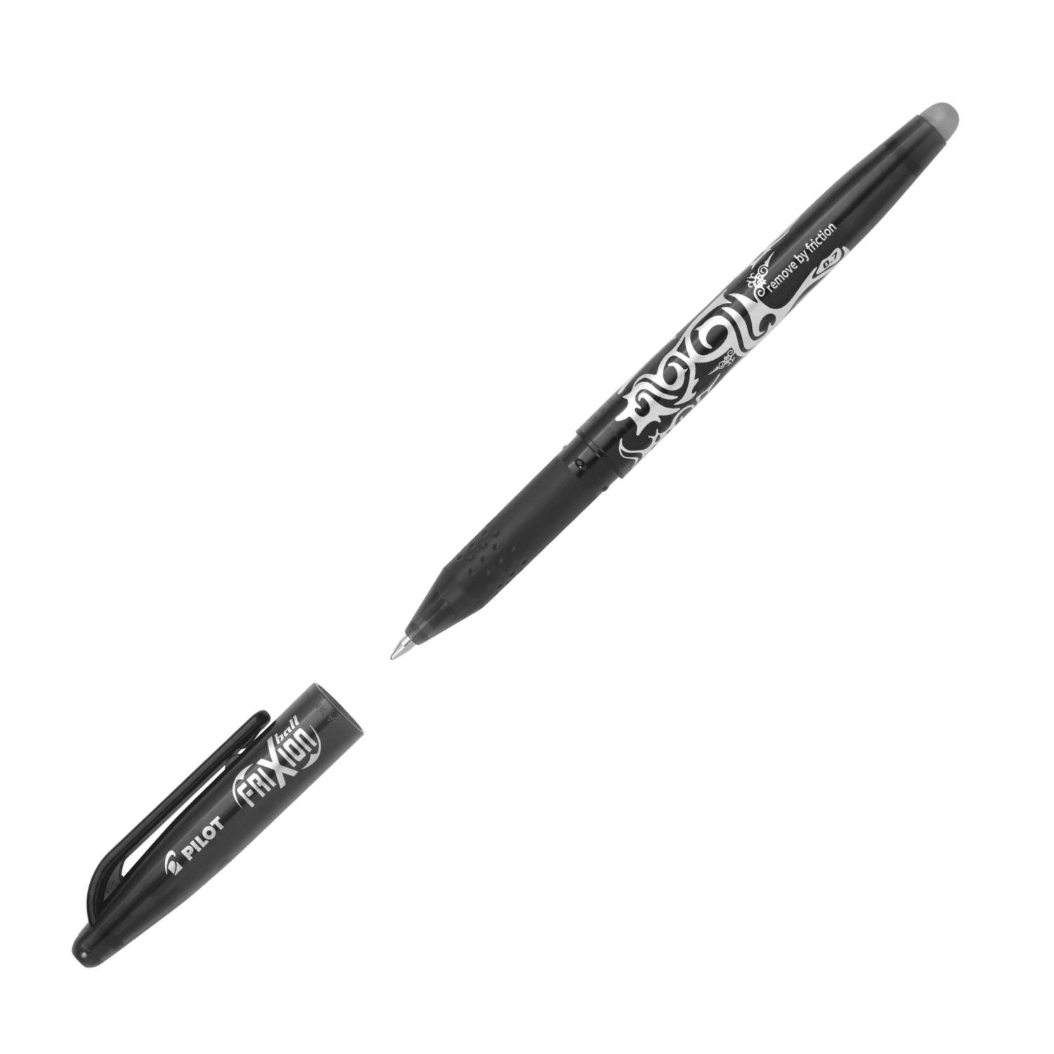Pilot Frixion Ball schwarz: Radierbarer Tintenroller