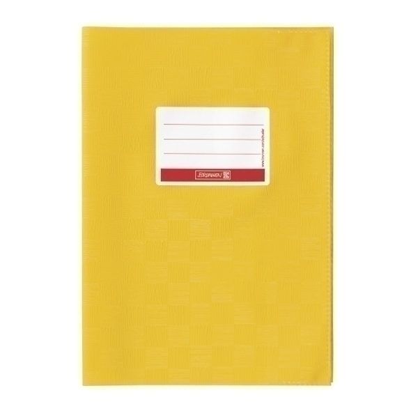 Hefthülle Brunnen A5 goldge Folie mit Schild