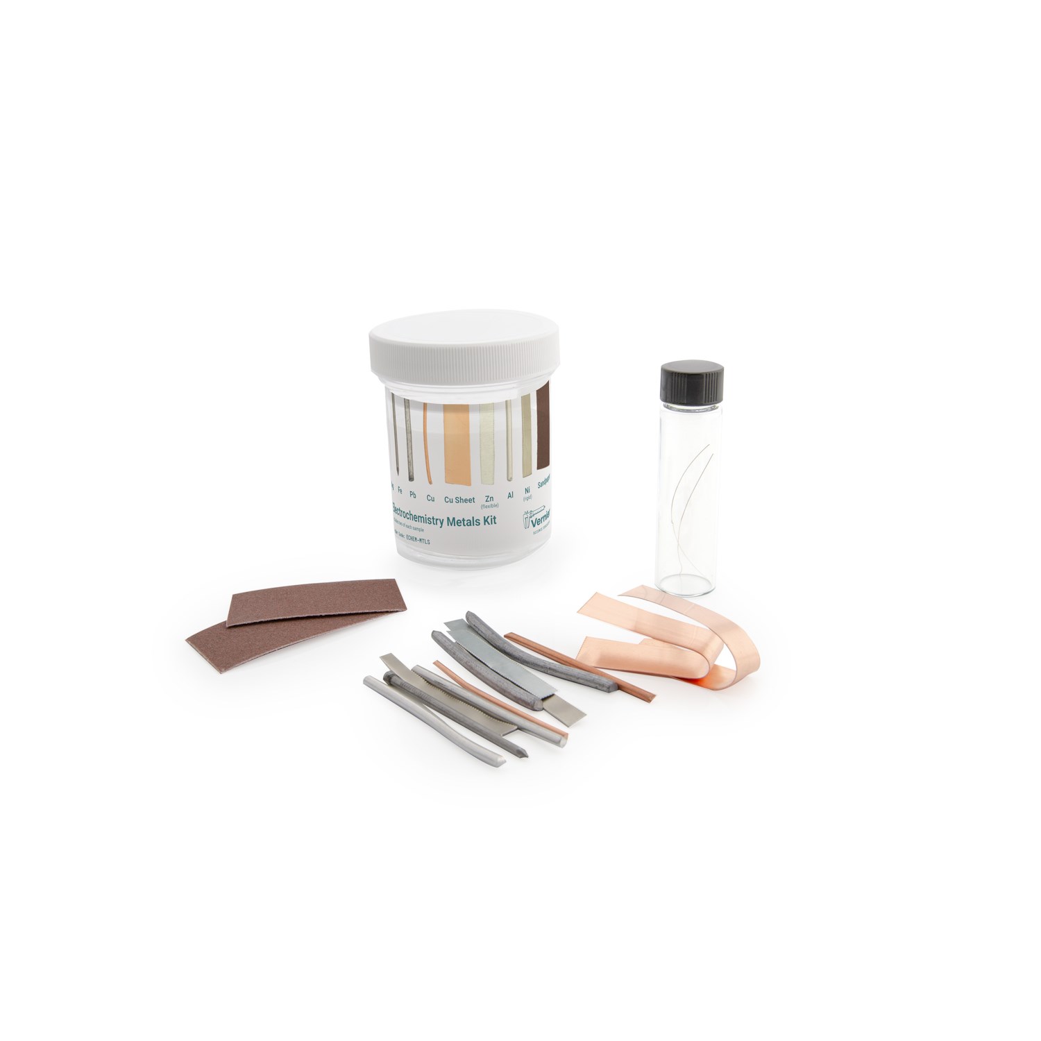 Vernier Elektrochemie Metalle Kit [ECHEM-MTLS]