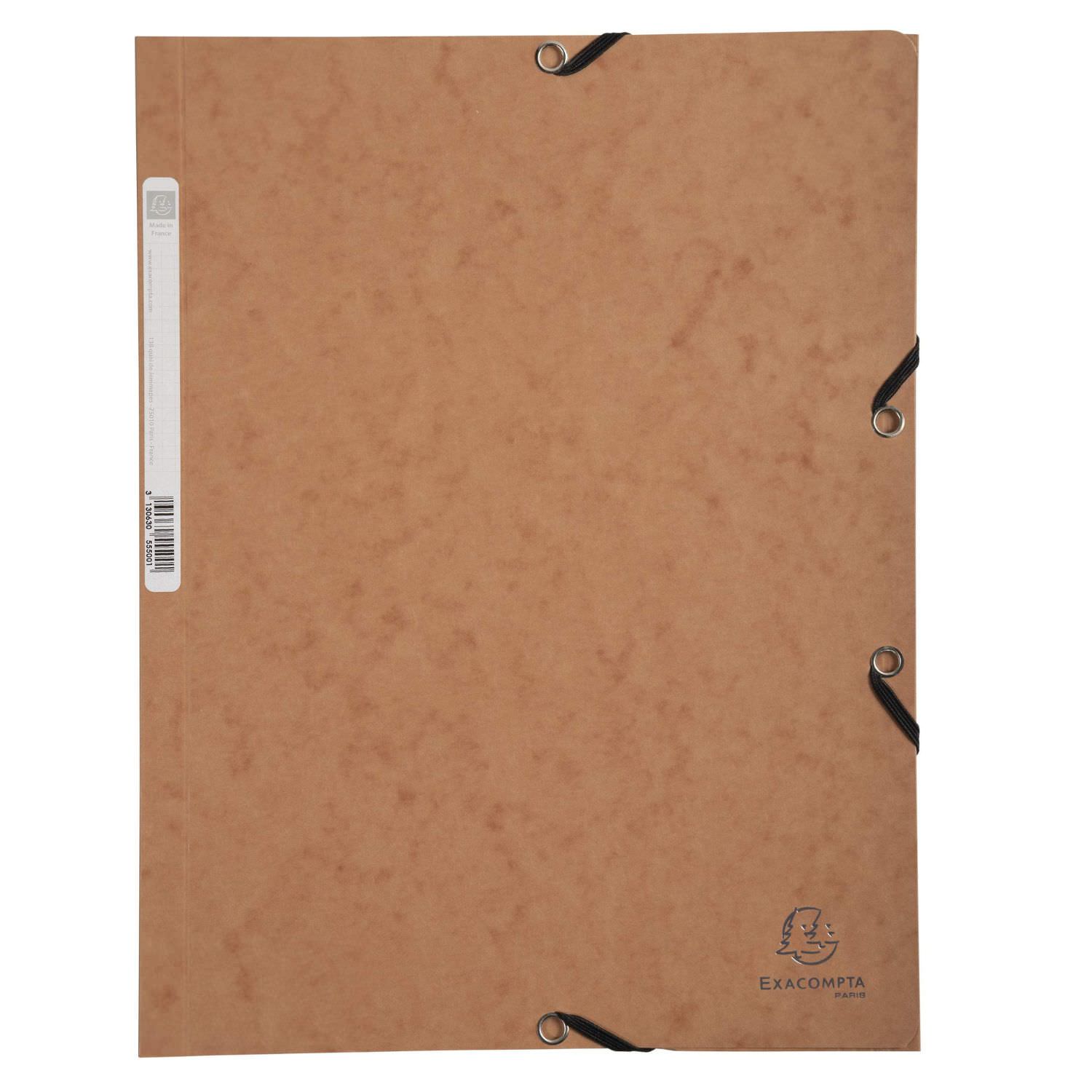 Exacompta Jurismappe Colorspan-Karton, A4, braun
