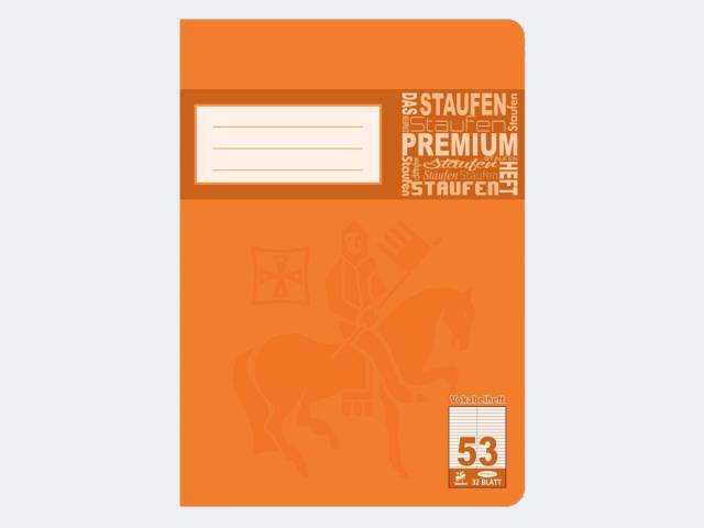 Staufen Premium Vokabelheft PREMIUM Academy LIN 53 - A5, 90 g/qm, 32 Blatt