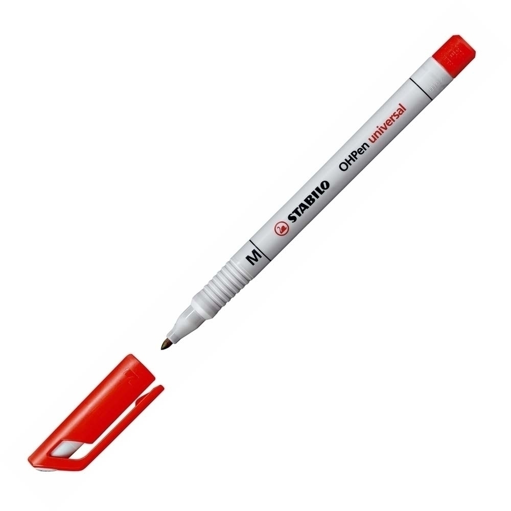STABILO OHPen Folienschreiber rot wasserlöslich medium