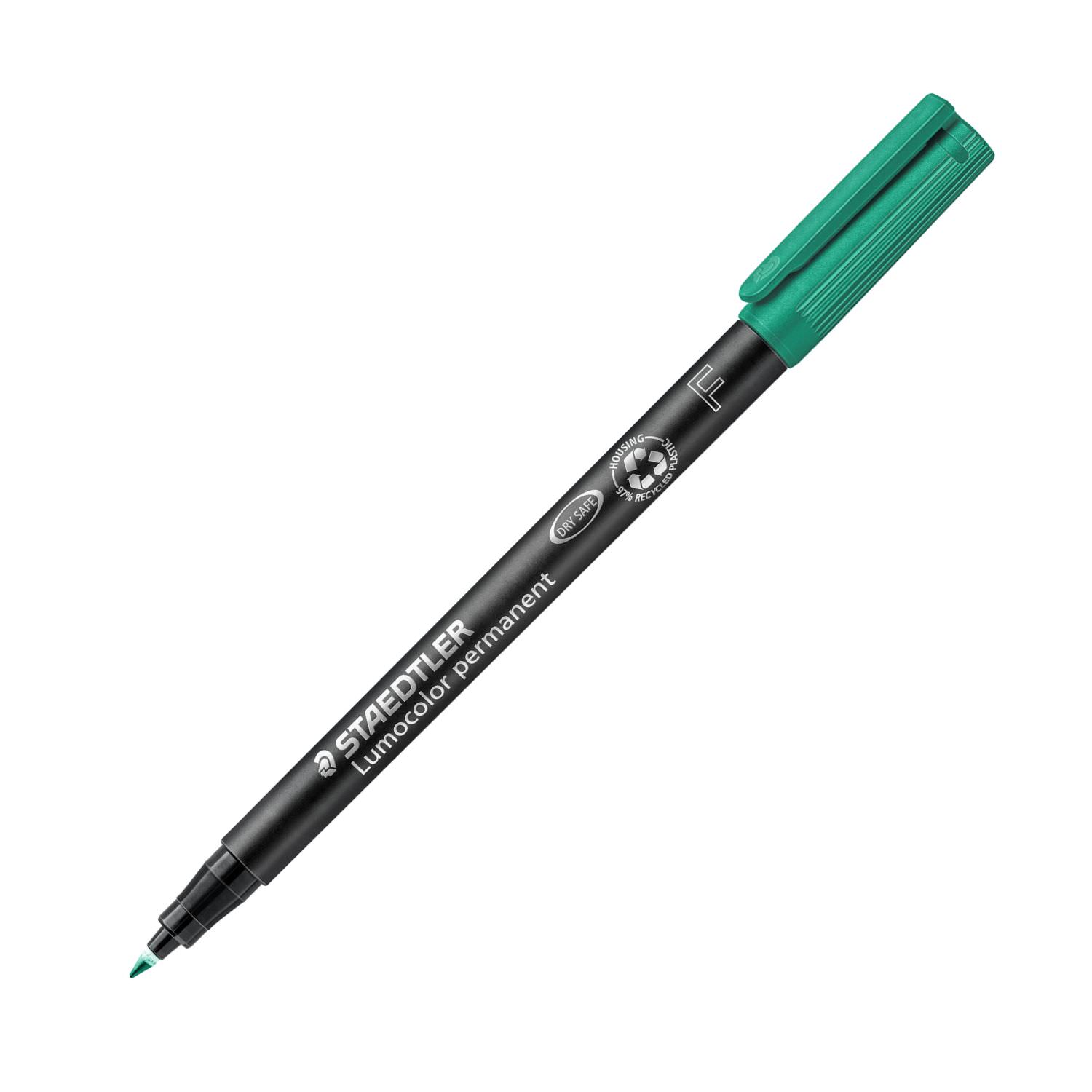 Staedtler Folienstift wasserfest, fein (F), grün