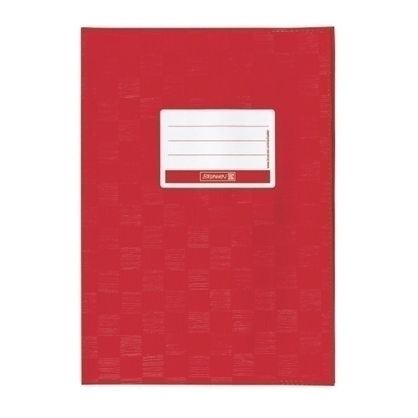 Hefthülle Brunnen A5 hochrt Folie mit Schild