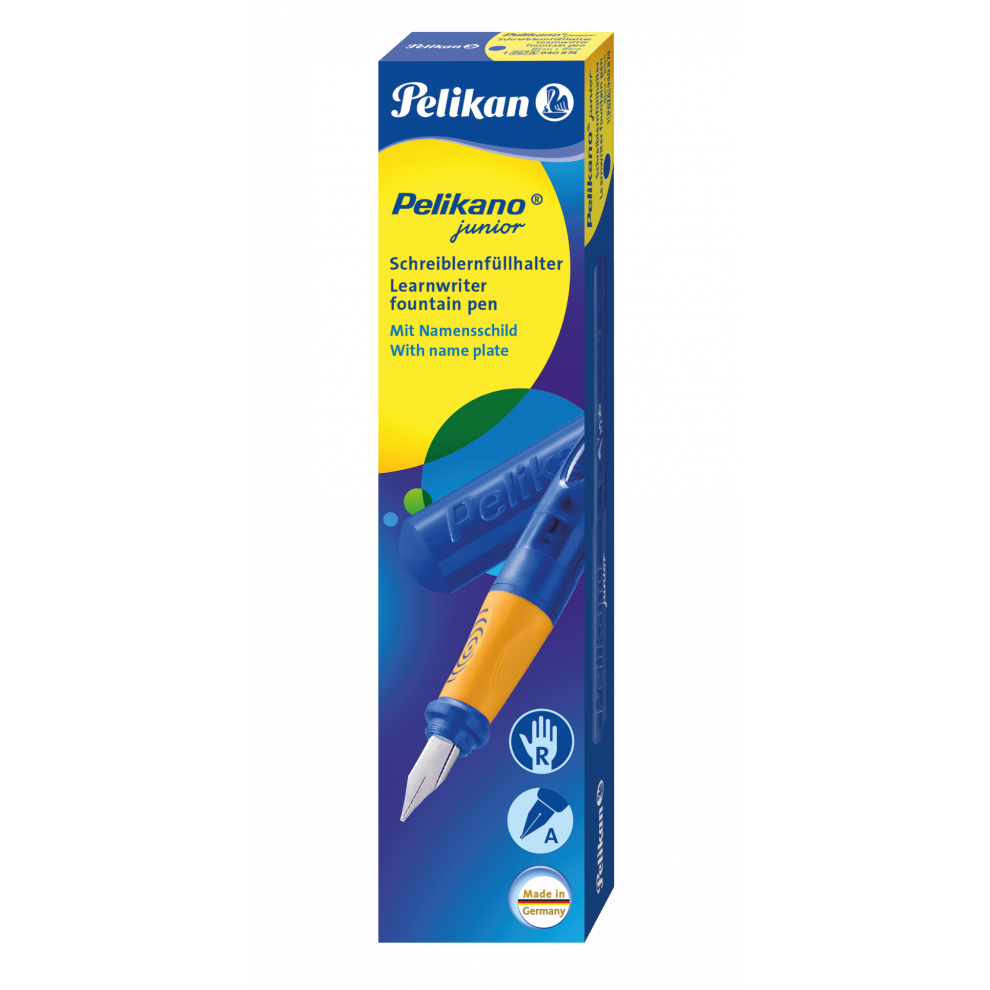 Schulfüller Pelikano® P67 Junior - Feder A, blau transluzent
