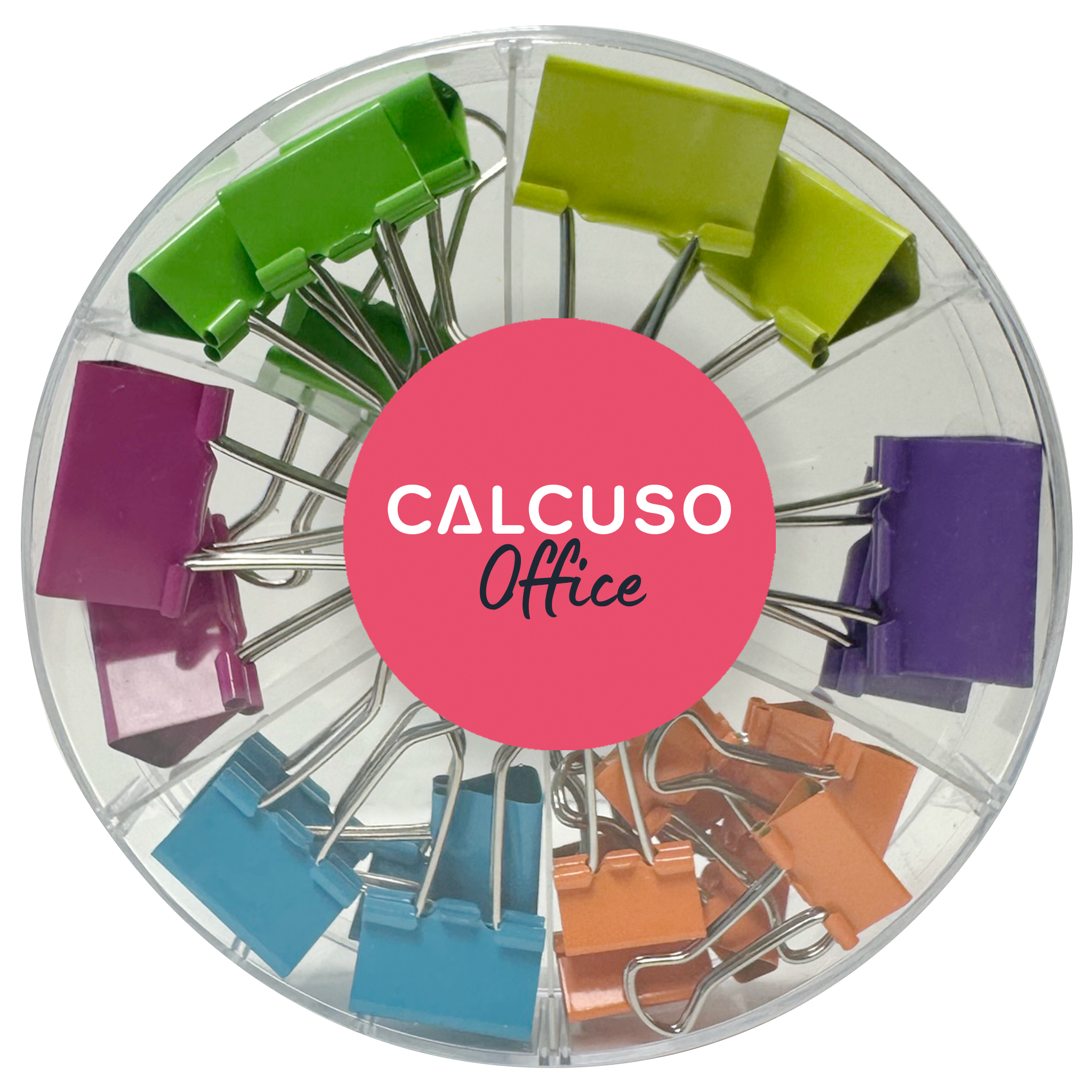 Farbig sortierte Vielzweckklammern (CALCUSO)