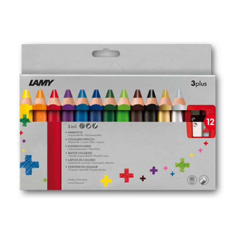 LAMY Farbstifte 3plus, Faltschachtel