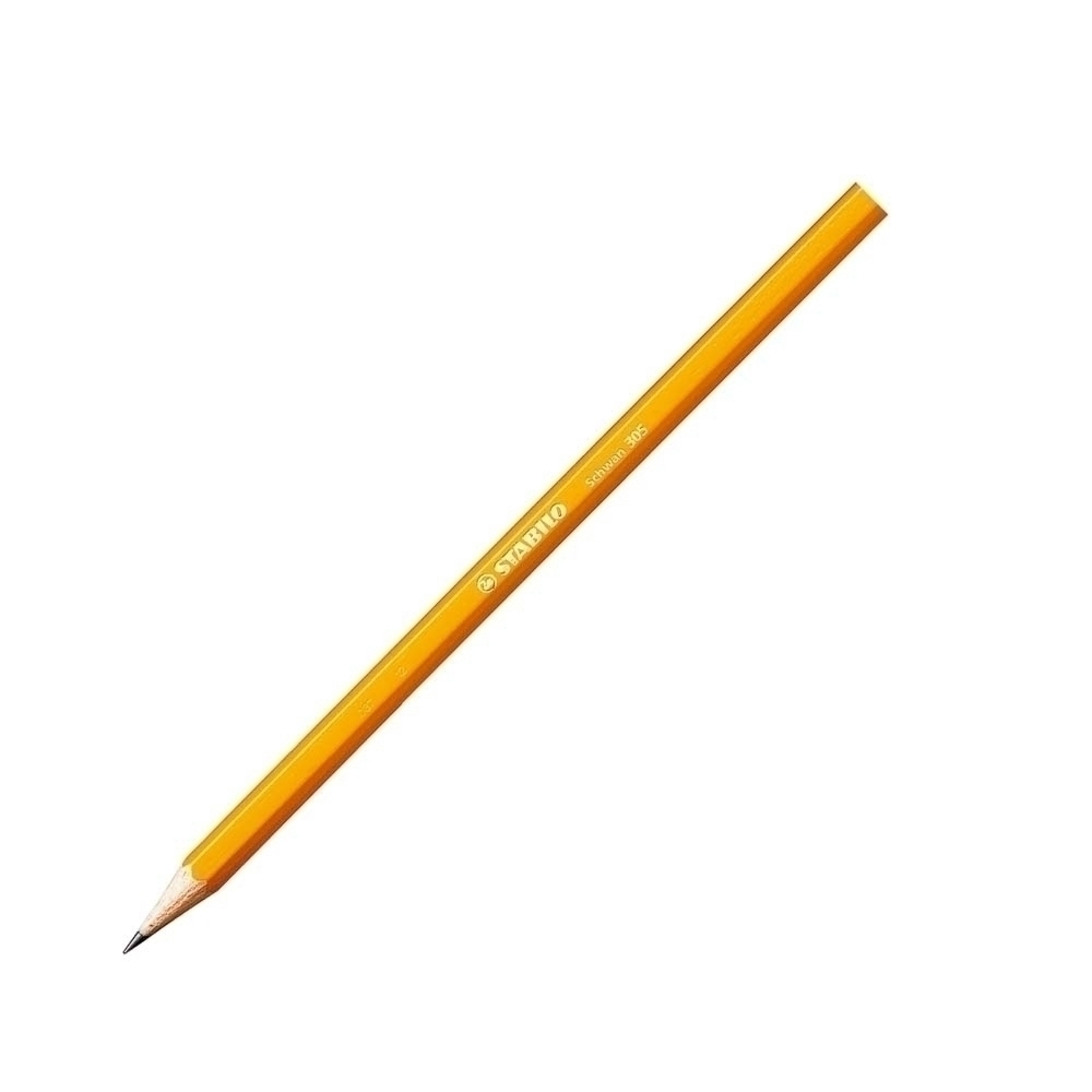 STABILO Swano 305 Härte HB Bleistift gelb