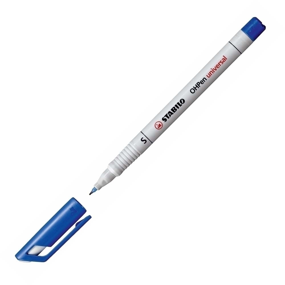STABILO OHPen Folienschreiber blau wasserlöslich superfein